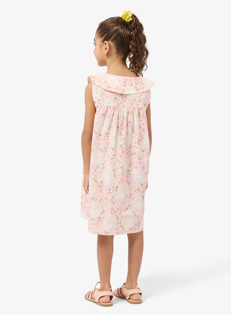 Pinata Floral Print Collar Dress - Image 2